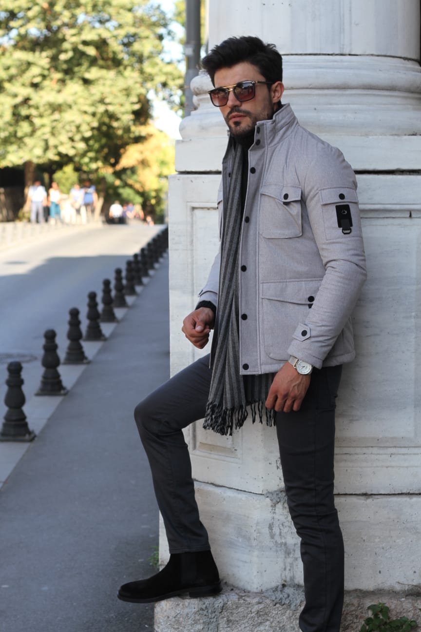 Panos Coat in Gray-baagr.myshopify.com-Jacket-BOJONI