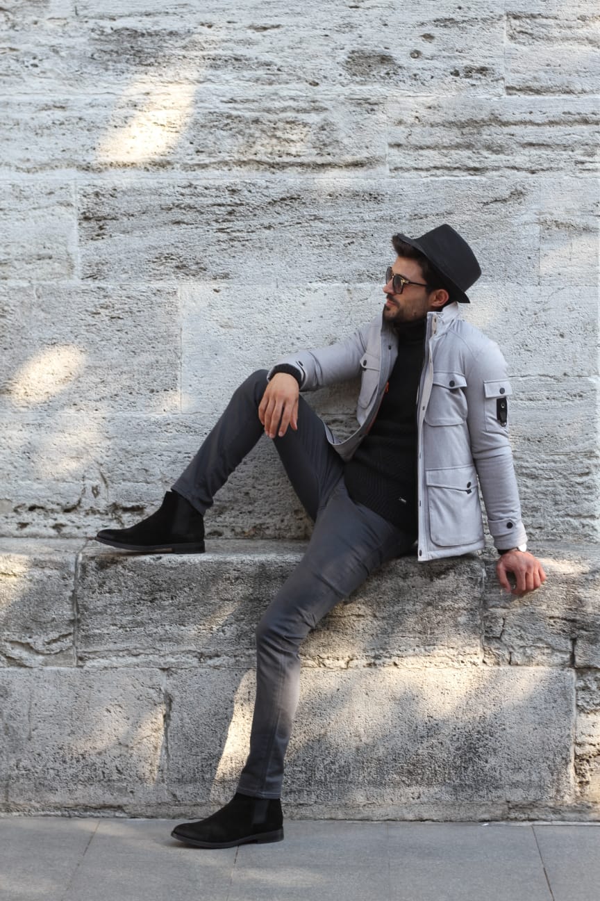 Panos Coat in Gray-baagr.myshopify.com-Jacket-BOJONI