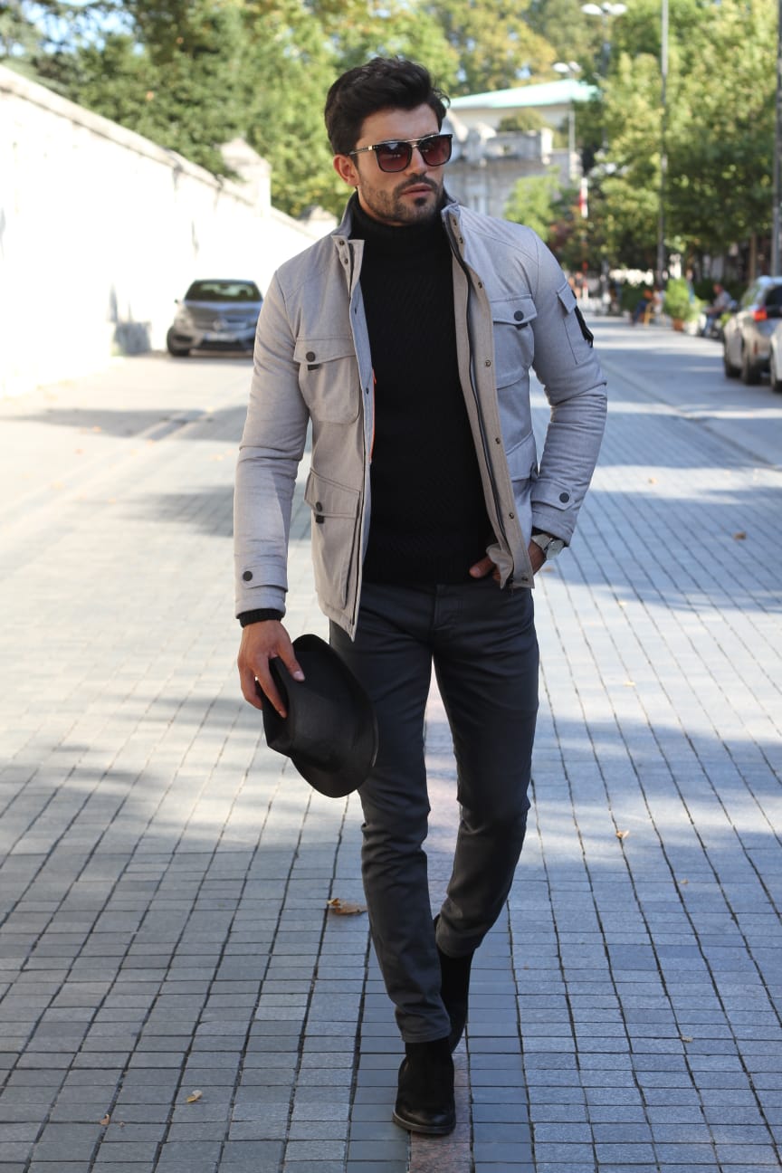Panos Coat in Gray-baagr.myshopify.com-Jacket-BOJONI