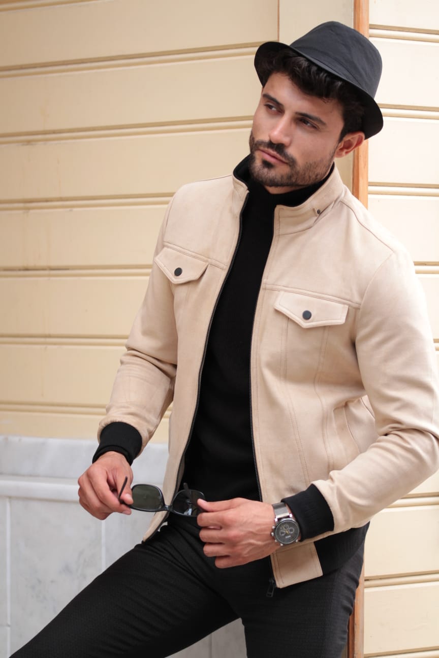 Carlos Slim-Fit Coat Stone-baagr.myshopify.com-Jacket-BOJONI