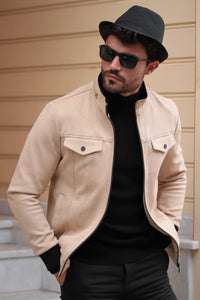 Carlos Slim-Fit Coat Stone-baagr.myshopify.com-Jacket-BOJONI
