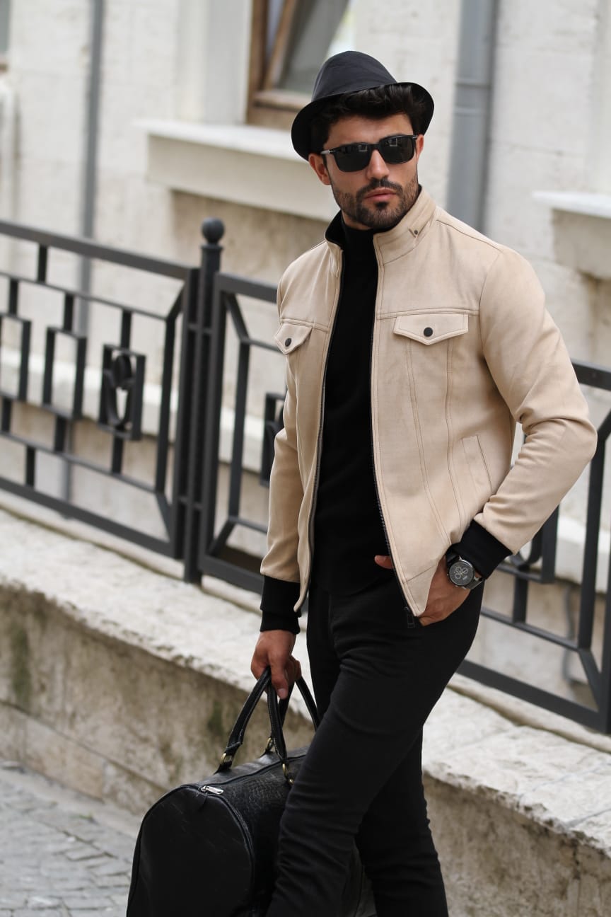 Carlos Slim-Fit Coat Stone-baagr.myshopify.com-Jacket-BOJONI