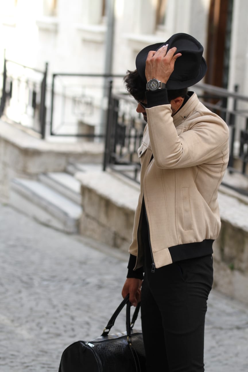 Carlos Slim-Fit Coat Stone-baagr.myshopify.com-Jacket-BOJONI