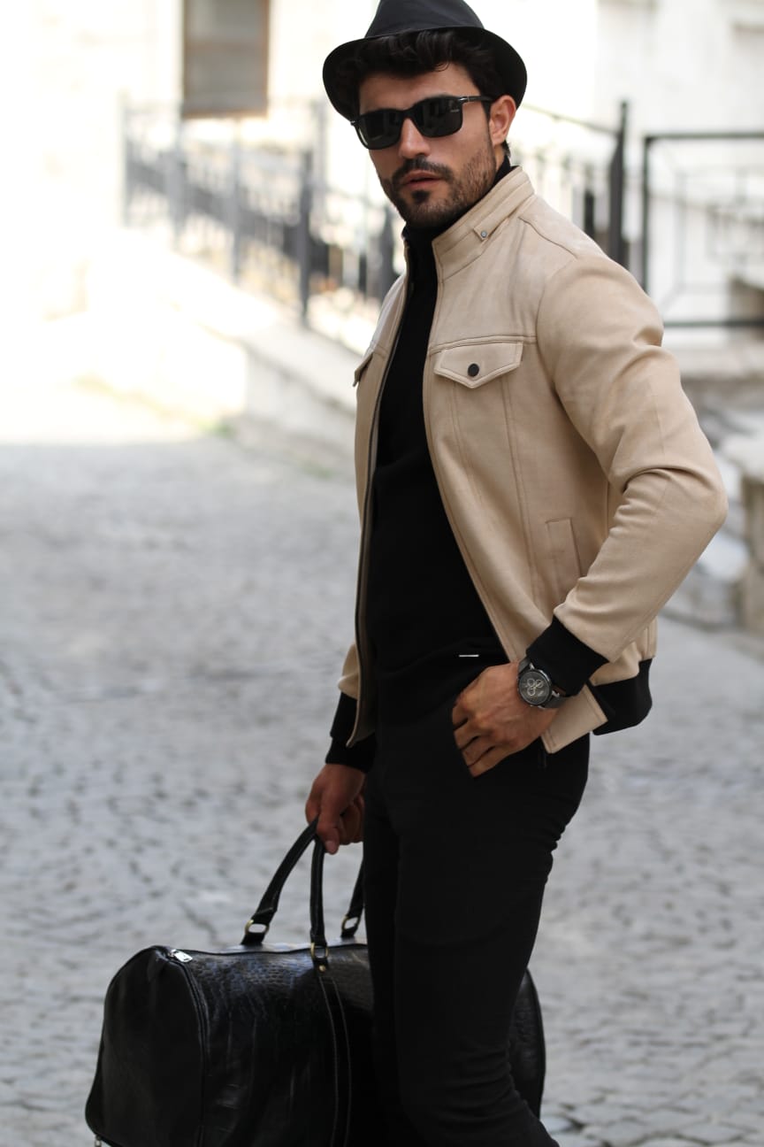 Carlos Slim-Fit Coat Stone-baagr.myshopify.com-Jacket-BOJONI