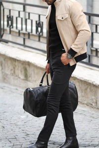 Carlos Slim-Fit Coat Stone-baagr.myshopify.com-Jacket-BOJONI