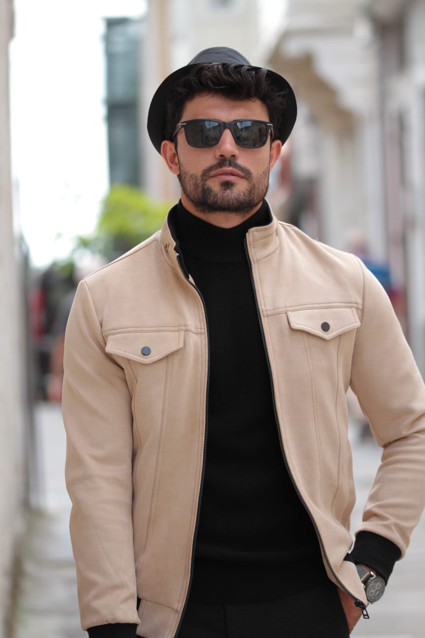 Carlos Slim-Fit Coat Stone-baagr.myshopify.com-Jacket-BOJONI