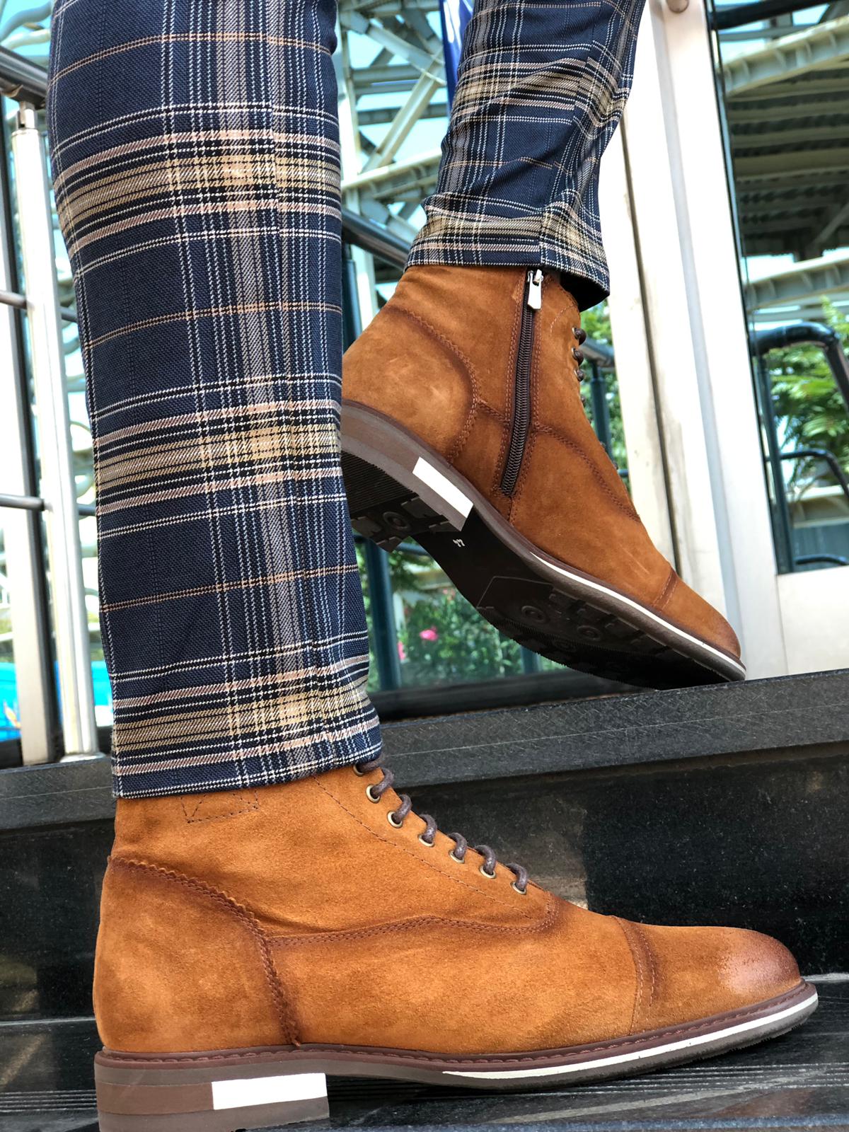 Casual Laced Boots Tan-baagr.myshopify.com-shoes2-BOJONI