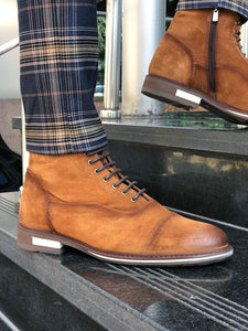 Casual Laced Boots Tan-baagr.myshopify.com-shoes2-BOJONI