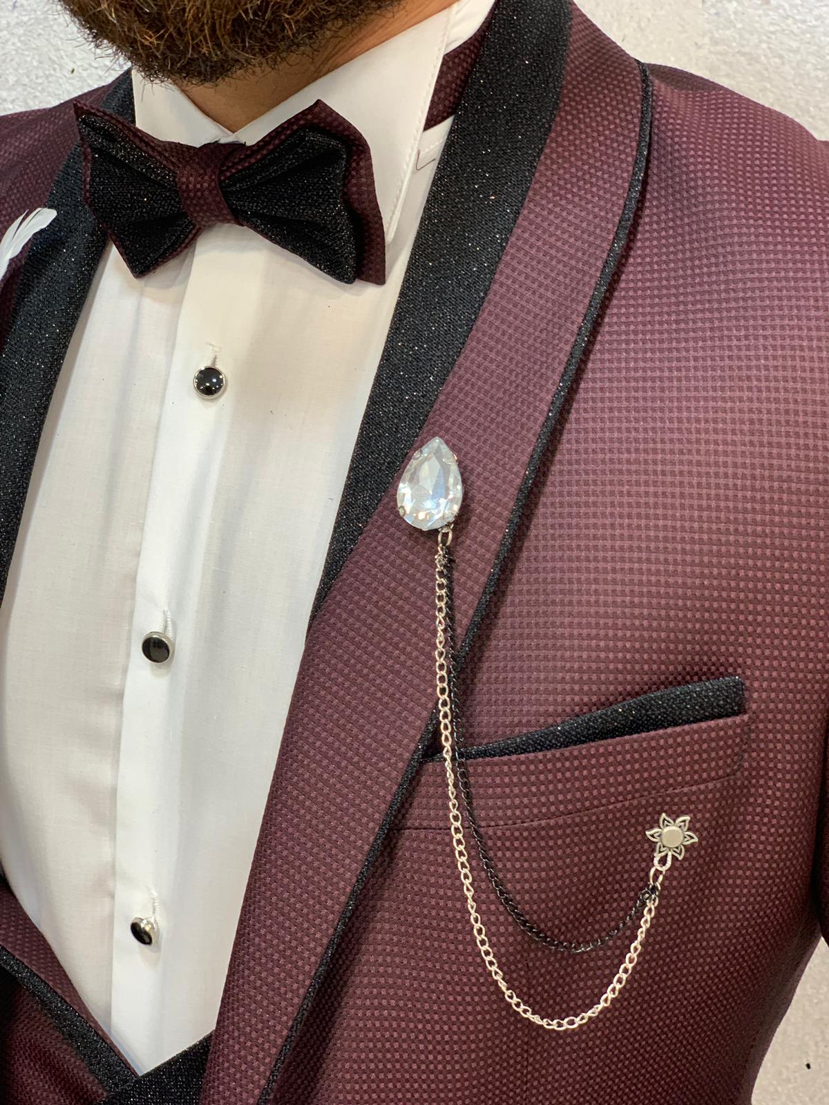 Santos Slim Fit Tuxedo Red-baagr.myshopify.com-1-brabion