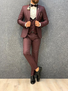 Santos Slim Fit Tuxedo Red-baagr.myshopify.com-1-brabion