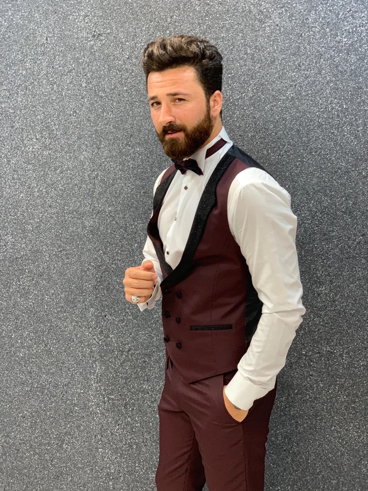 Santos Slim Fit Tuxedo Red-baagr.myshopify.com-1-brabion