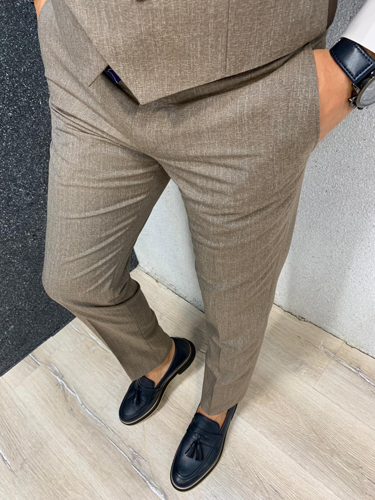 Danda  Slim Fit Suit Coffee-baagr.myshopify.com-1-BOJONI