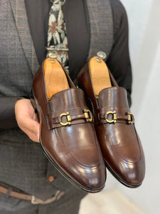 Buckled Suede Shoes Brown-baagr.myshopify.com-shoes2-BOJONI