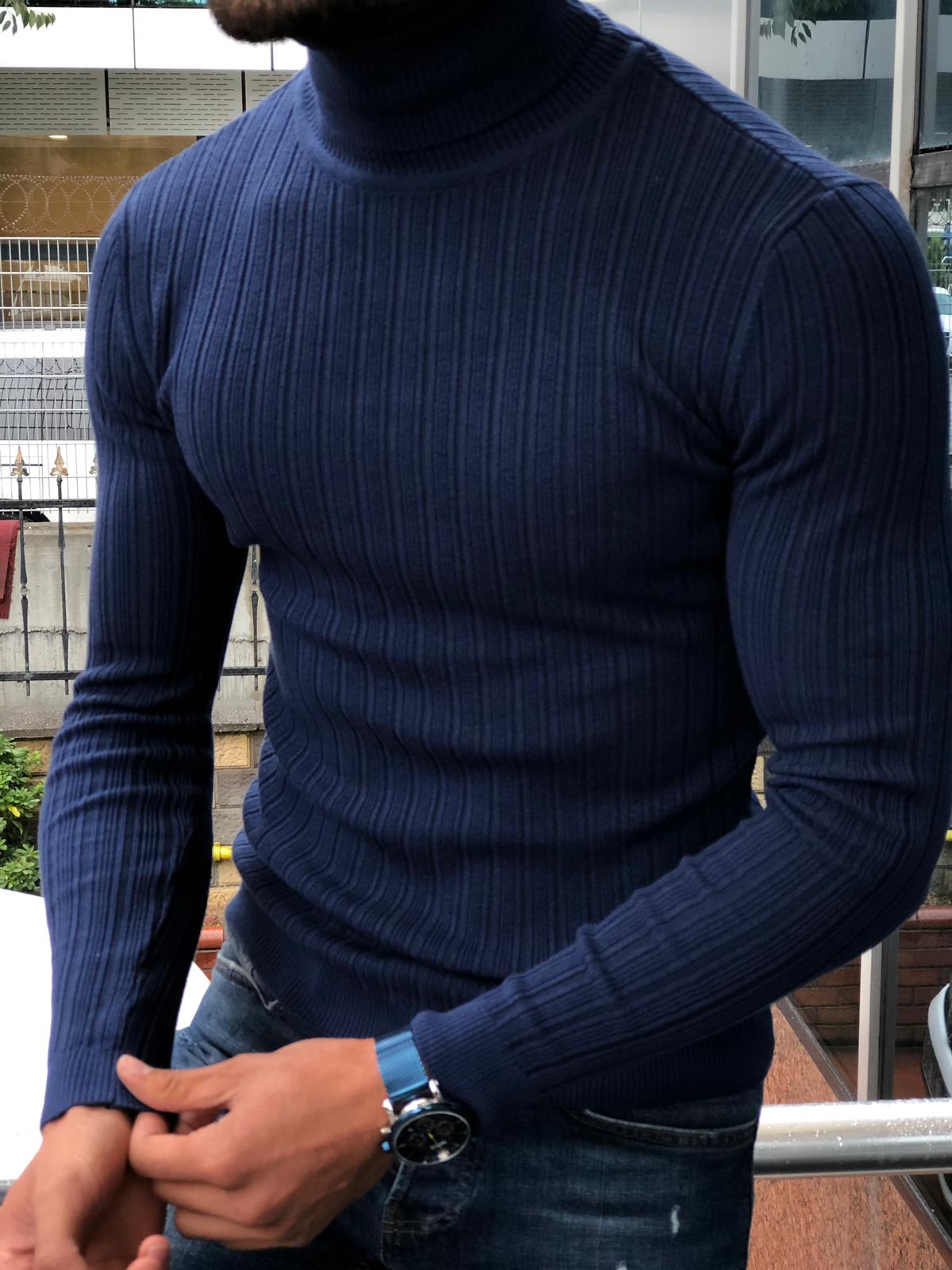 Bojo Eva Slim-Fit Turtleneck Knitwear in 5 Colors-baagr.myshopify.com-sweatshirts-BOJONI