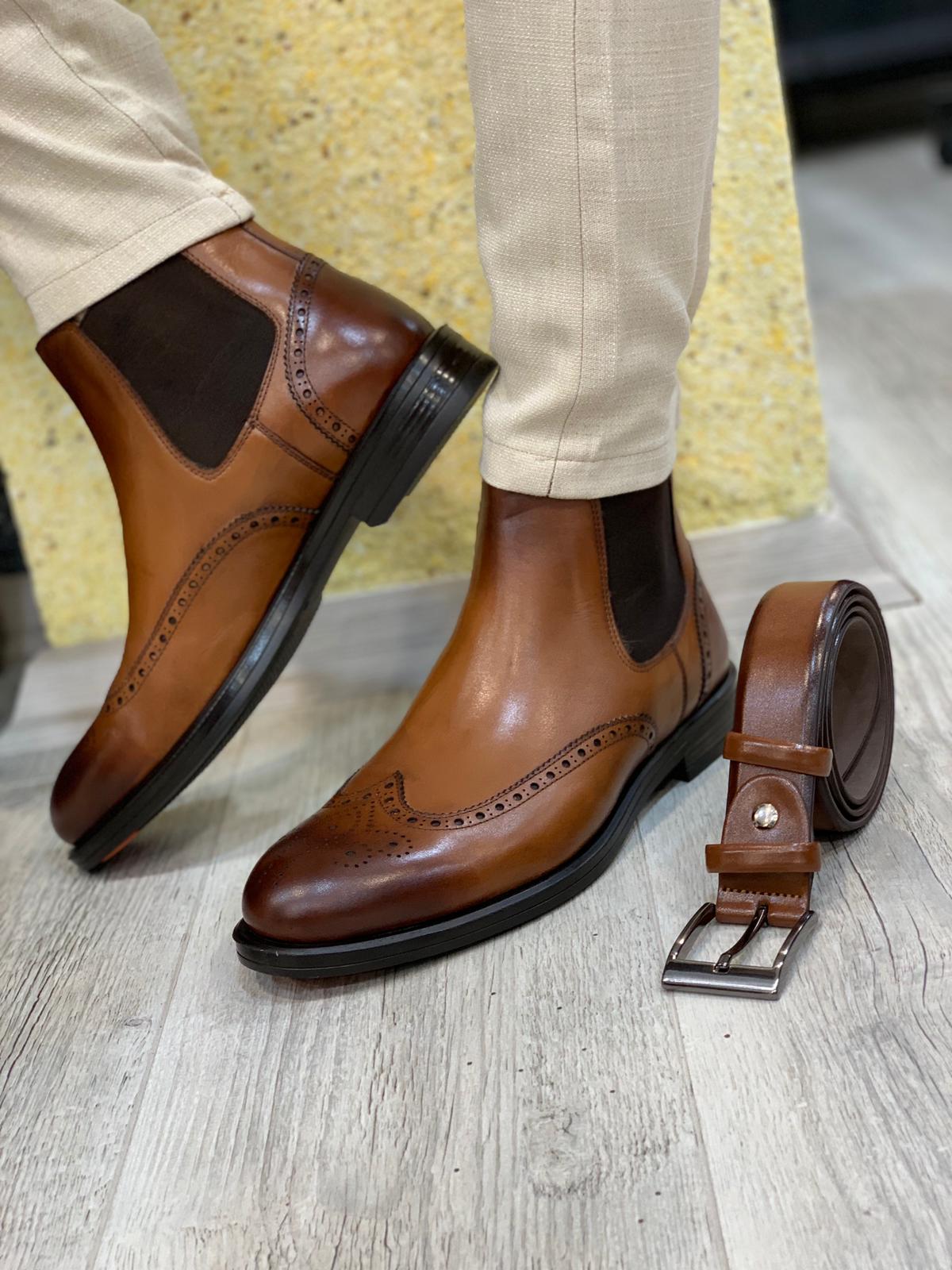 Almiro Brown Chelsea Boots-baagr.myshopify.com-shoes2-BOJONI