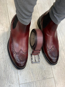 Almiro Red Chelsea Boots-baagr.myshopify.com-shoes2-BOJONI
