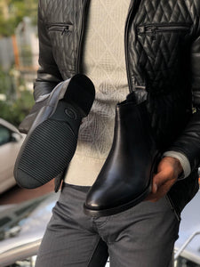 The Aqua Black Chelsea Boots-baagr.myshopify.com-shoes2-BOJONI