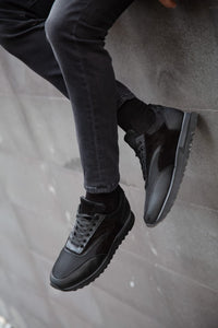Sardinelli Laced Sports Shoes Black-baagr.myshopify.com-shoes2-BOJONI
