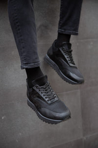 Sardinelli Laced Sports Shoes Black-baagr.myshopify.com-shoes2-BOJONI