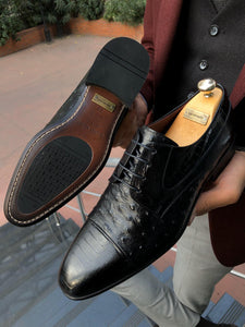 Sardinelli Classic Leather Shoes Black-baagr.myshopify.com-shoes2-BOJONI