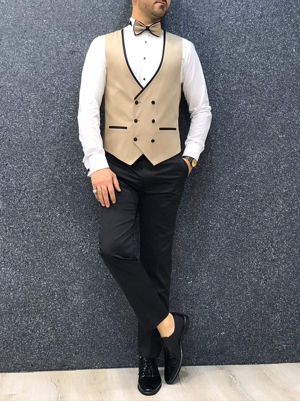 Royal Golden Slim Fit Tuxedo-baagr.myshopify.com-1-brabion