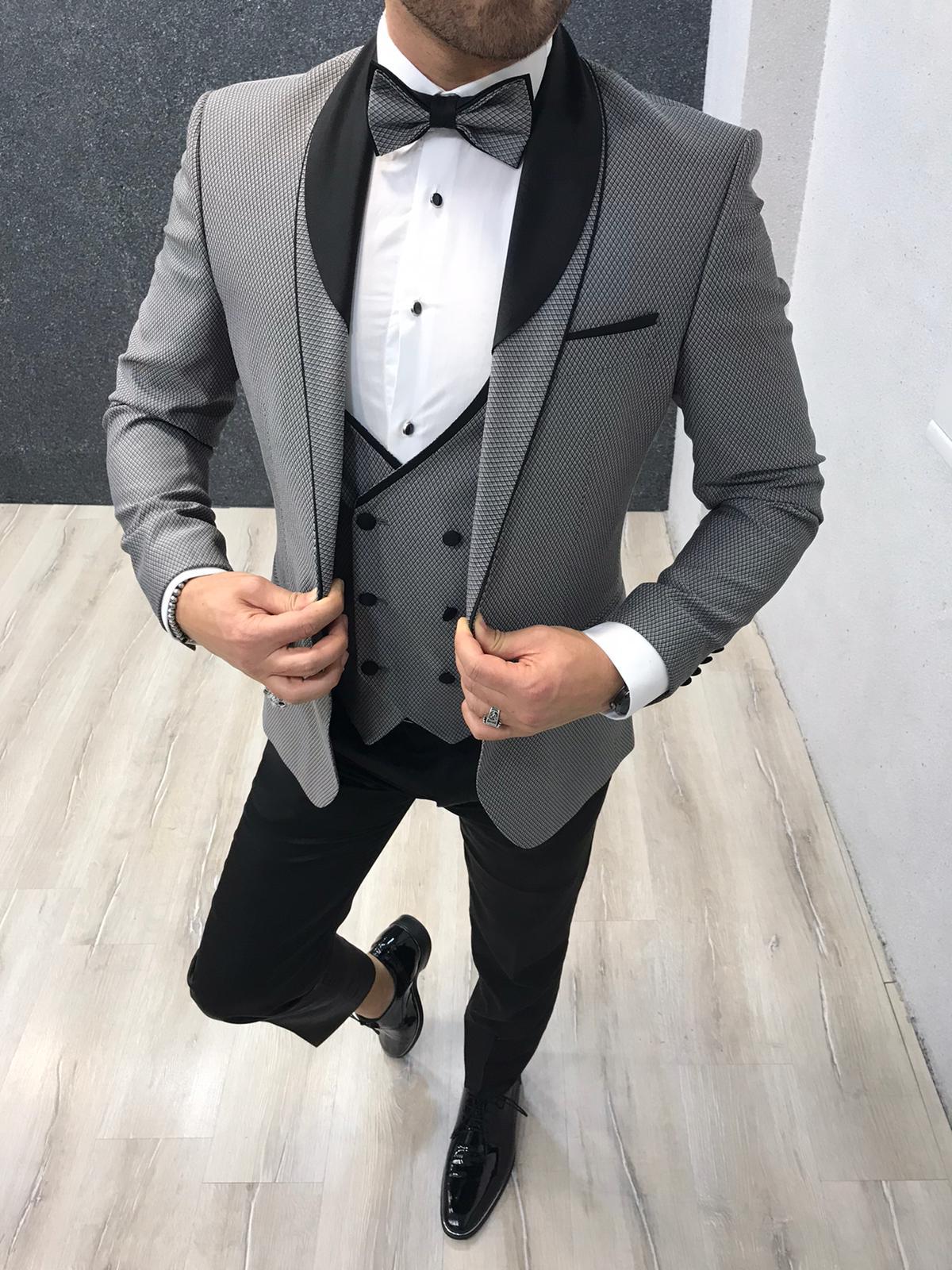 Royal Gray Slim Fit Tuxedo-baagr.myshopify.com-1-brabion