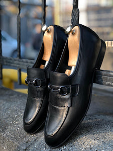 Buckle Detail with Classic Leather Shoes Black-baagr.myshopify.com-shoes2-BOJONI