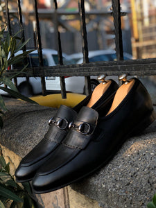 Buckle Detail with Classic Leather Shoes Black-baagr.myshopify.com-shoes2-BOJONI