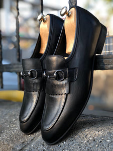 Buckle Detail with Classic Leather Shoes Black-baagr.myshopify.com-shoes2-BOJONI