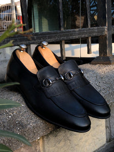 Buckle Detail with Classic Leather Shoes Black-baagr.myshopify.com-shoes2-BOJONI