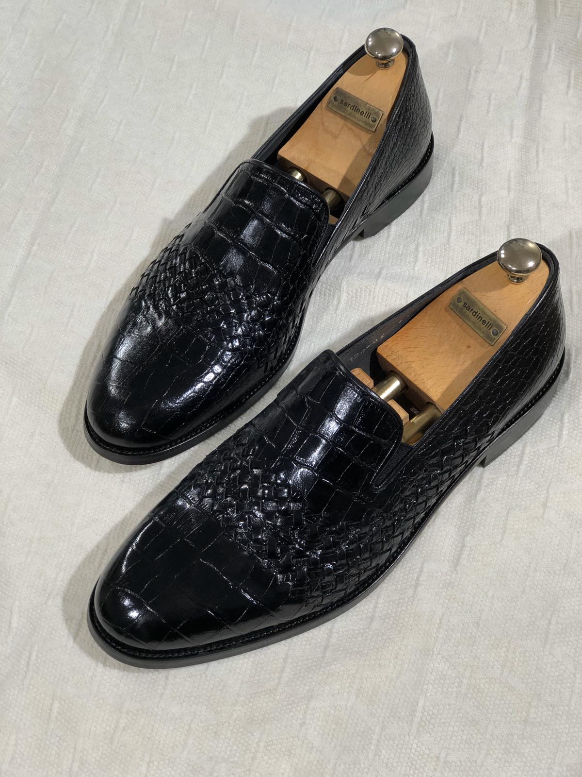 Sardinelli Classic Leather Shoes Black-baagr.myshopify.com-shoes2-BOJONI