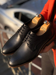 Sardinelli Laced Classic Leather Shoes Black-baagr.myshopify.com-shoes2-BOJONI
