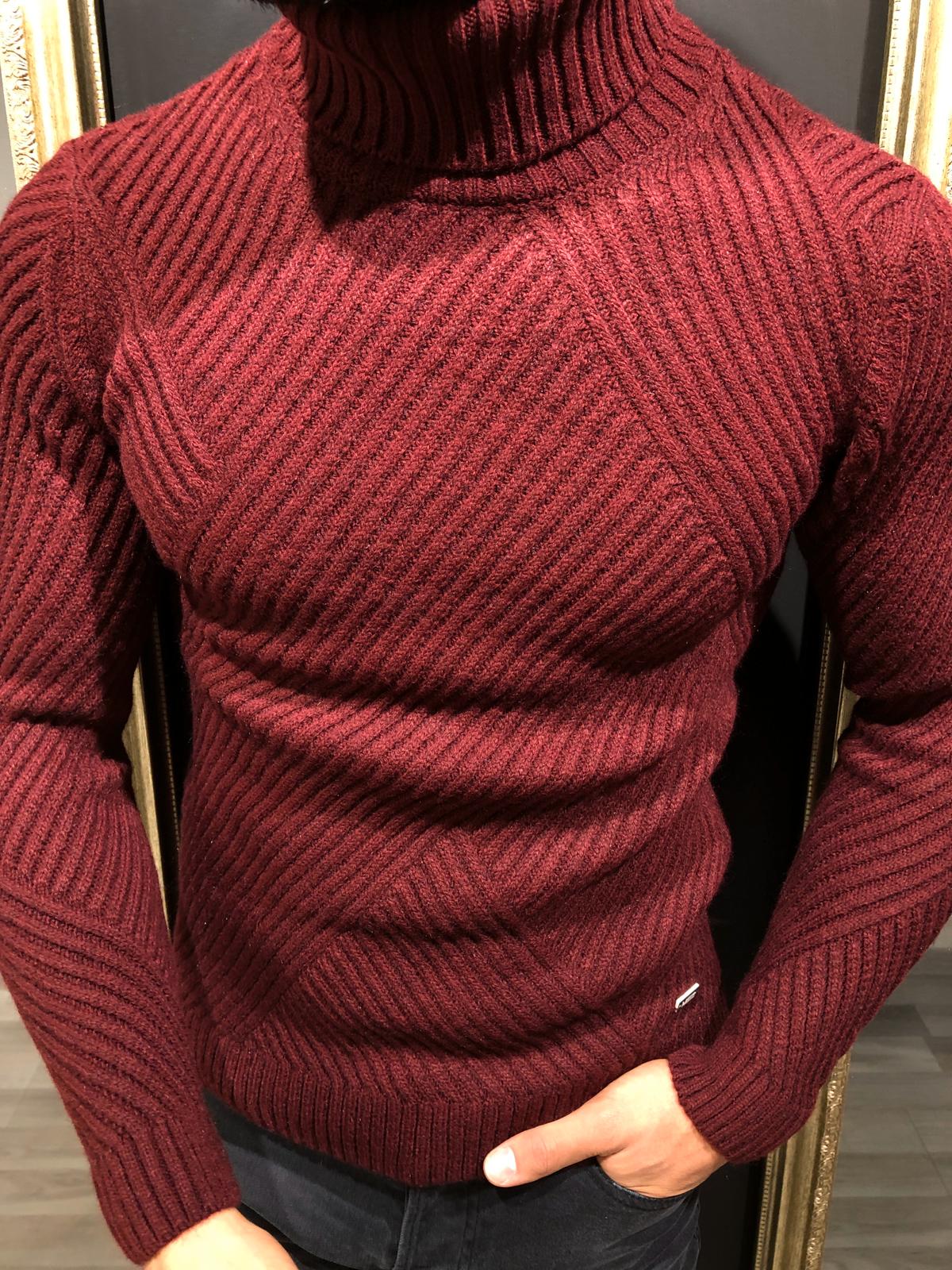 Ponto  Slim-Fit Wool Turtleneck Knitwear-baagr.myshopify.com-sweatshirts-BOJONI