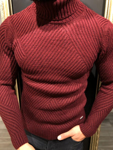 Ponto  Slim-Fit Wool Turtleneck Knitwear-baagr.myshopify.com-sweatshirts-BOJONI