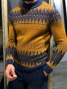 Tommy Slim-Fit Wool Half Turtleneck Knitwear Tabacco-baagr.myshopify.com-sweatshirts-BOJONI