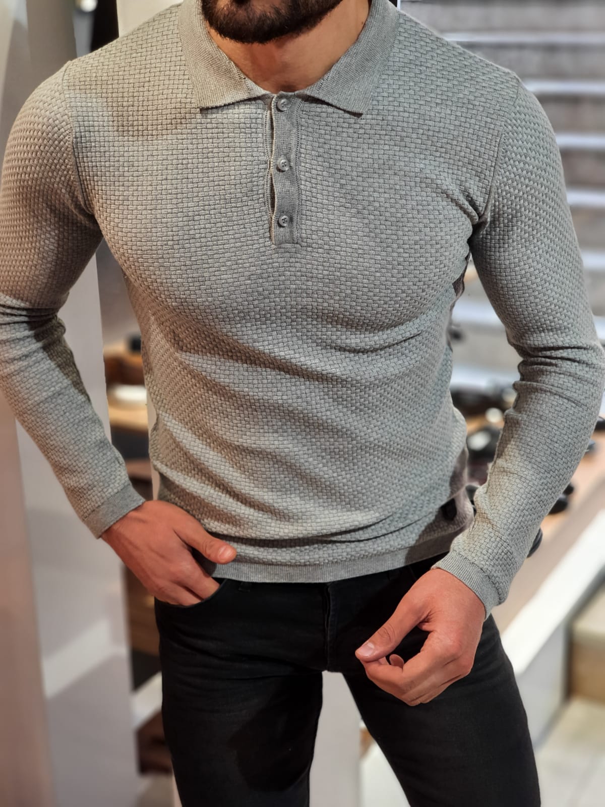 Carlos Slim-Fit Polo Sweater-baagr.myshopify.com-sweatshirts-BOJONI