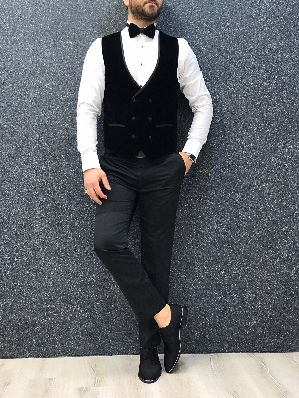 Zerno Velvet Slim Fit White Tuxedo-baagr.myshopify.com-1-BOJONI