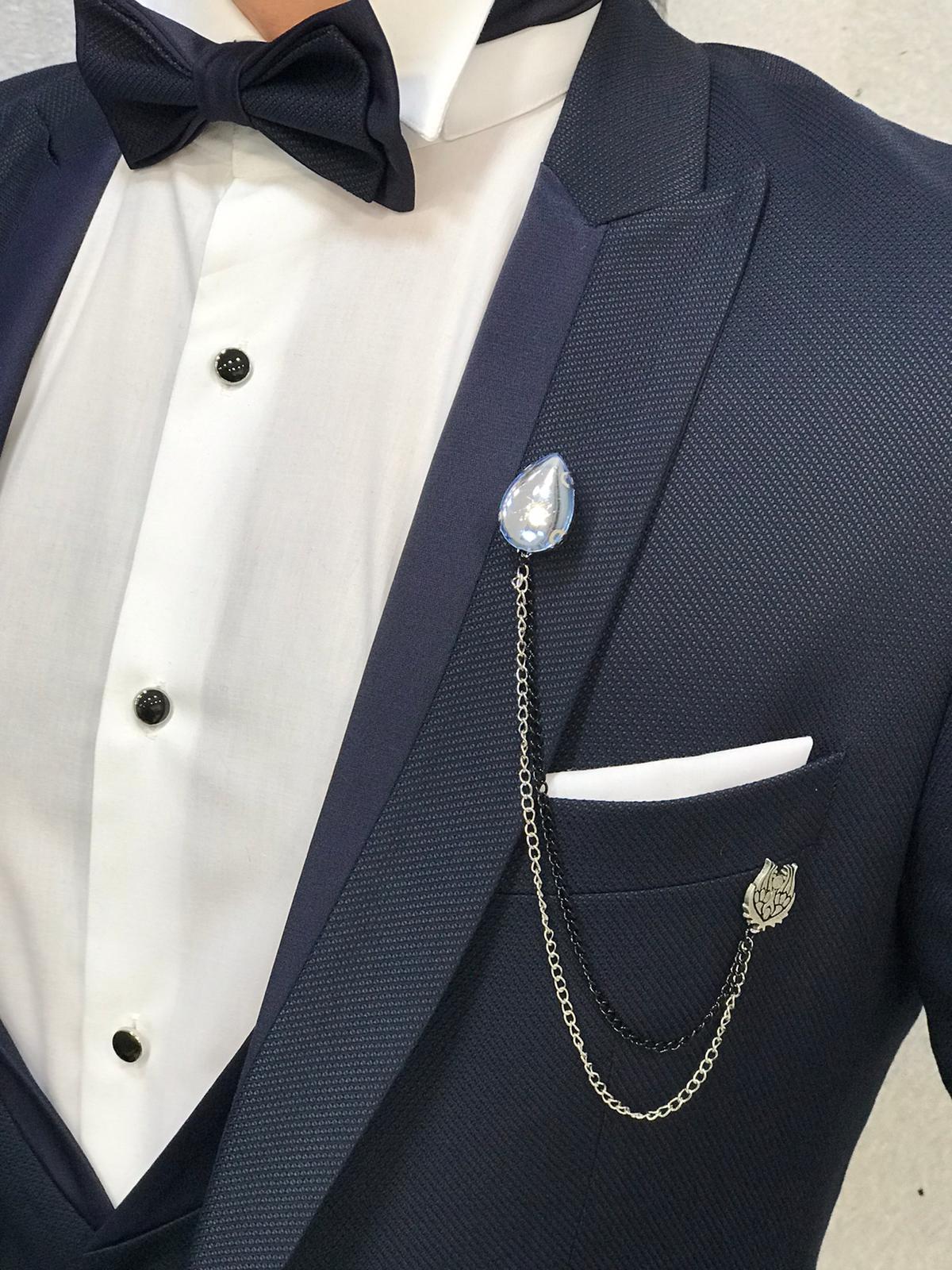 Lazio Slim Fit Navy Blue Tuxedo-baagr.myshopify.com-1-BOJONI