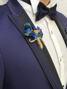 Lazio Slim Fit Navy Blue II Tuxedo-baagr.myshopify.com-1-BOJONI