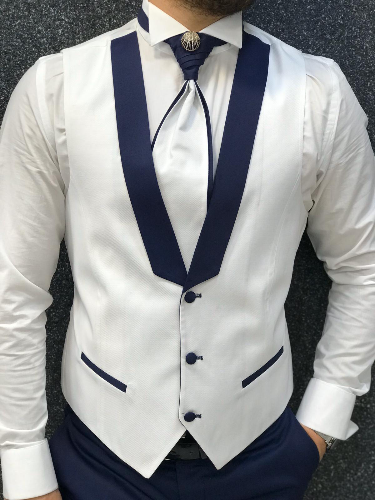 Lazio Brilliant Slim Fit White Tuxedo-baagr.myshopify.com-1-BOJONI