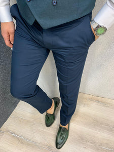 Kingston Green  Slim Fit Plaid Suit-baagr.myshopify.com-1-BOJONI