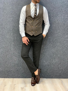 Kingston Cream  Slim Fit Plaid Suit-baagr.myshopify.com-1-BOJONI