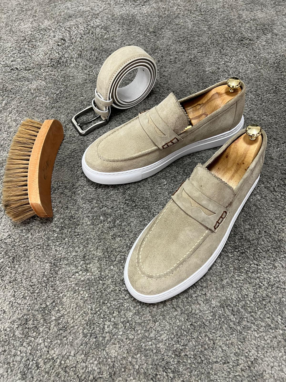 Bojoni Uluwatu Beige Men's Loafer