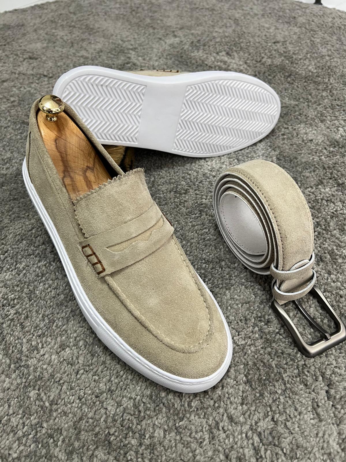 Bojoni Uluwatu Beige Men's Loafer