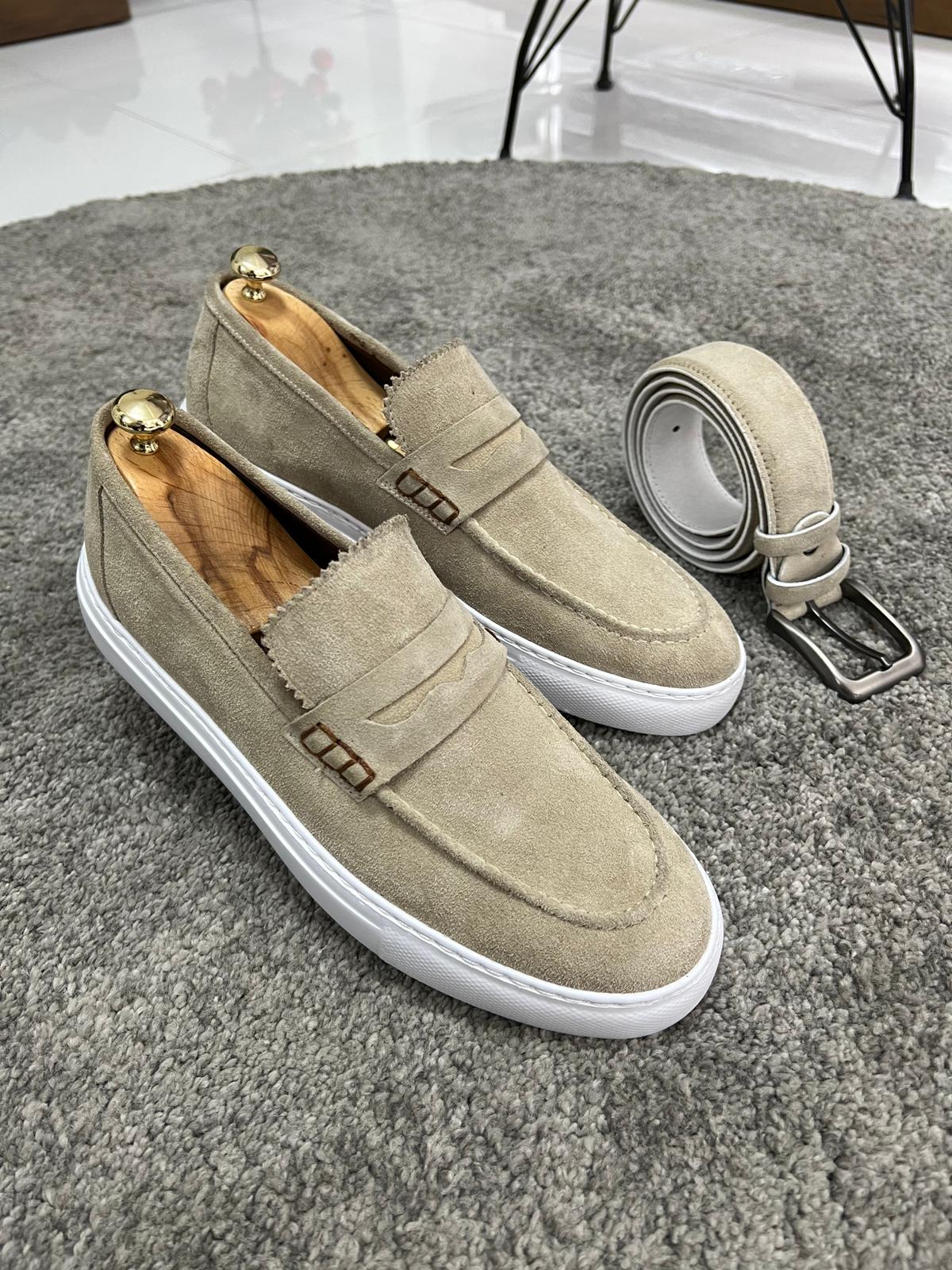 Bojoni Uluwatu Beige Men's Loafer