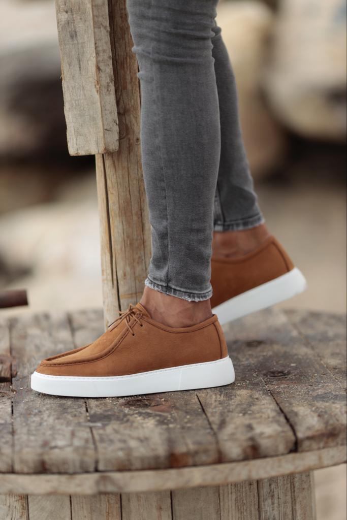 Ash Eva Sole Camel Suede Casual Shoes