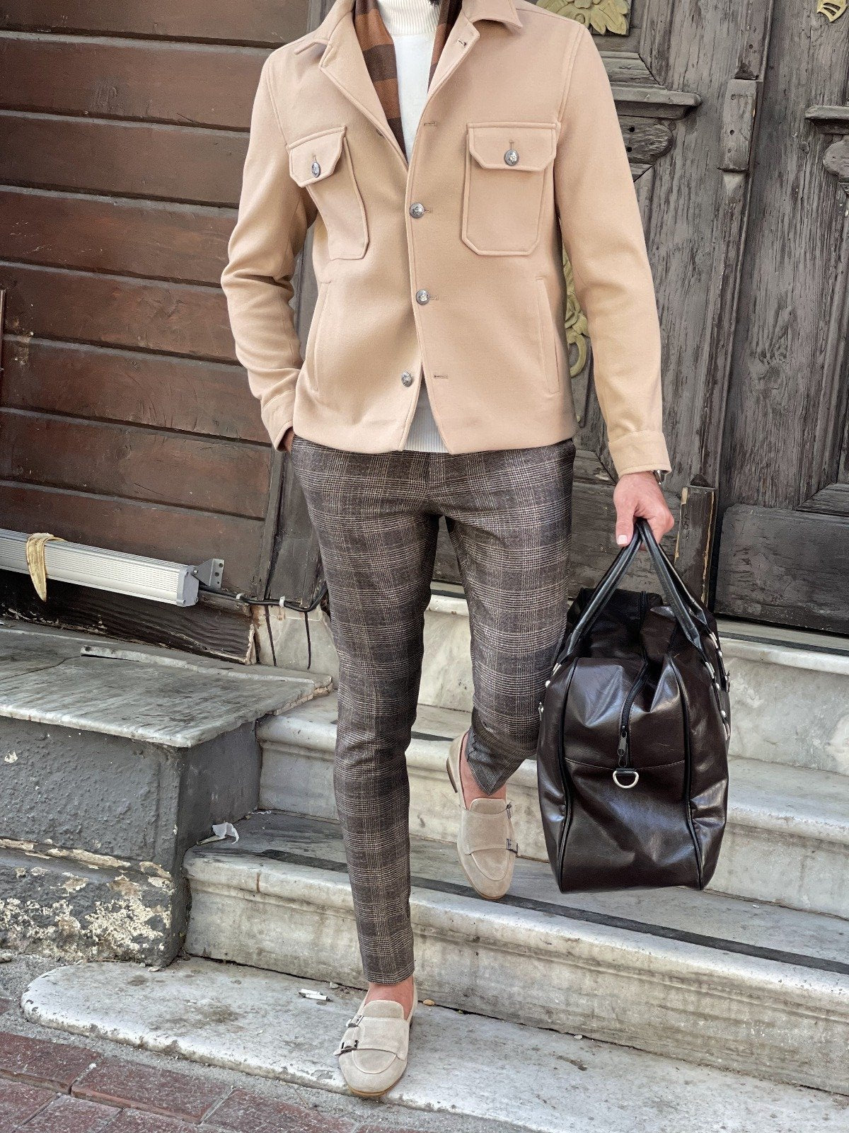 Bojo Slim Fit Special Edition Beige Jacket-baagr.myshopify.com-Jacket-BOJONI