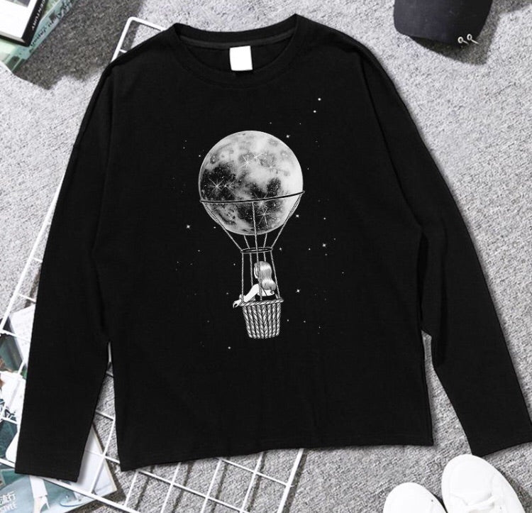 Jessica on the Moon Sweatshirt-baagr.myshopify.com-sweatshirts-BOJONI