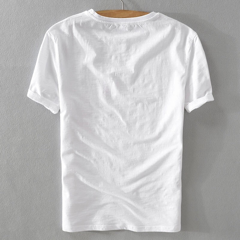 Contemporary Kingsman Style Linen T-Shirt-baagr.myshopify.com-T-shirt-BOJONI