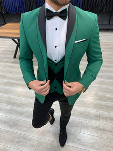 Forenza Royal Slim Fit Green Tuxedo-baagr.myshopify.com-1-BOJONI